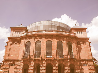 Image showing Mainz National Theatre vintage