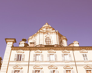 Image showing San Lorenzo church, Turin vintage