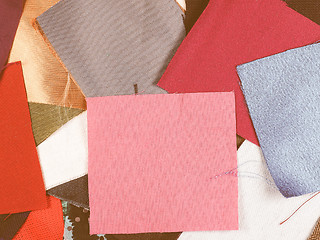 Image showing  Fabric samples vintage