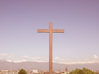 Image showing  A cross vintage