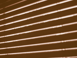 Image showing  Window blinds vintage