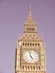 Image showing Big Ben vintage