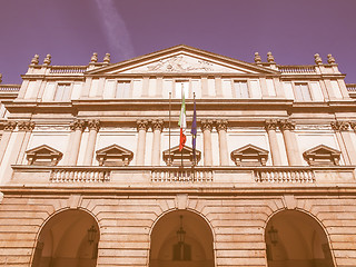 Image showing Teatro alla Scala Milan vintage