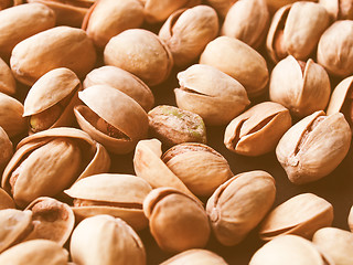 Image showing Retro looking Pistachios picture