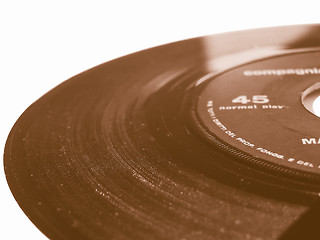 Image showing  Vinyl record vintage