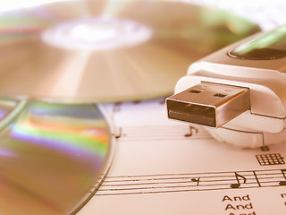 Image showing  CD DVD MP3 player vintage
