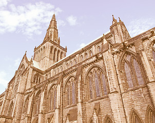 Image showing Glasgow cathedral vintage