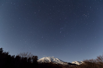 Image showing Starry and mountain