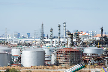 Image showing Industrial factory in Japan