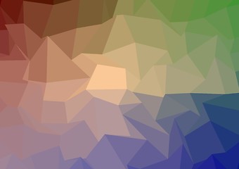 Image showing abstract color background with deformed shapes