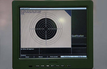 Image showing Training and competition of air rifle