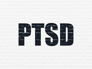 Image showing Healthcare concept: PTSD on wall background