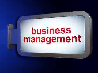 Image showing Business concept: Business Management on billboard background