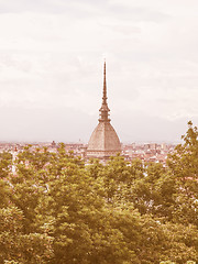 Image showing Turin view vintage