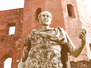 Image showing Roman statue vintage