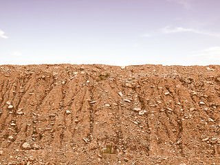 Image showing Retro looking Mountain