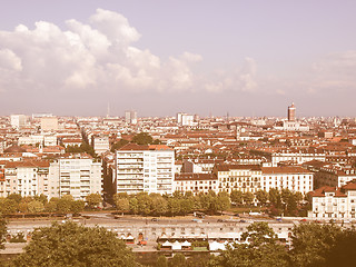 Image showing Turin view vintage