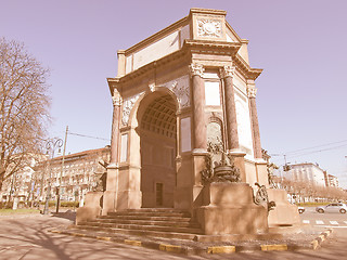 Image showing Turin Triumphal Arch at Parco Del Valentino, Torino vintage