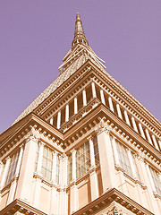 Image showing Mole Antonelliana, Turin vintage