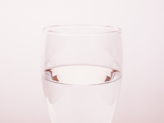 Image showing  Glass of water vintage