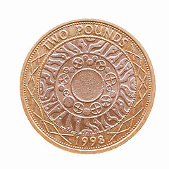 Image showing  Coin isolated vintage