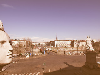 Image showing Piazza Vittorio, Turin vintage