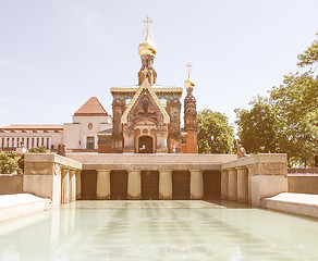 Image showing Russian Chapel in Darmstadt vintage