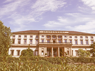 Image showing Stadtbuecherei (City library), Stuttgart vintage