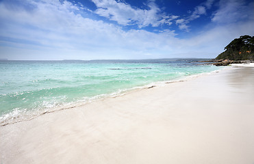 Image showing Beautiful beach in Jervis Bay, Australia