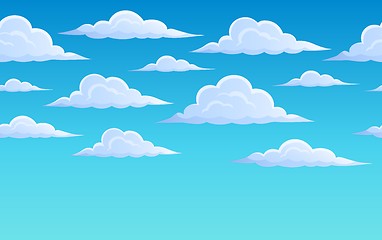 Image showing Clouds on sky theme 2