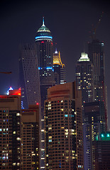 Image showing Dubai at Night, UAE