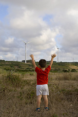 Image showing Kid loving ecology - CONTEST