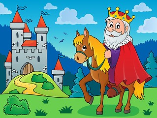 Image showing King on horse theme image 3