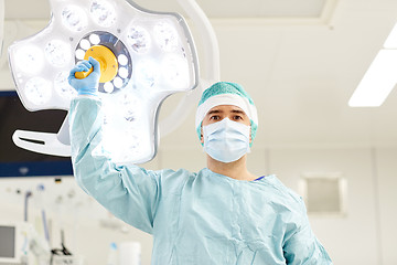 Image showing surgeon in operating room at hospital