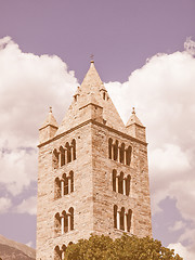 Image showing Church of Sant Orso Aosta vintage