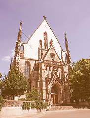 Image showing Thomaskirche Leipzig vintage