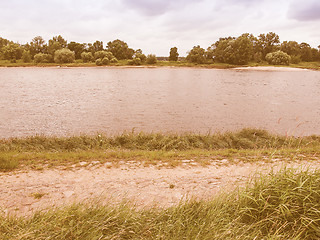 Image showing Elbe river vintage