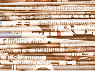 Image showing  Newspapers vintage