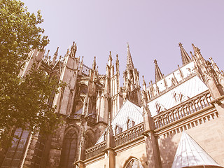 Image showing Koeln Dom vintage