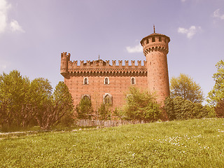 Image showing Medieval Castle Turin vintage