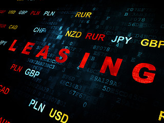Image showing Finance concept: Leasing on Digital background