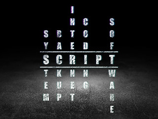 Image showing Software concept: Script in Crossword Puzzle