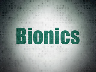 Image showing Science concept: Bionics on Digital Paper background