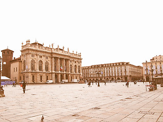 Image showing Piazza Castello, Turin vintage