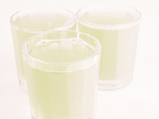 Image showing  Green apple juice vintage