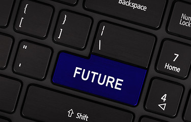 Image showing Laptop button - Future