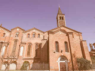 Image showing Sant Eustorgio church Milan vintage