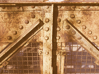 Image showing  Steel bridge vintage