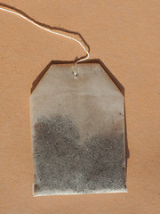 Image showing Tea bag on a table