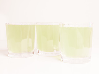 Image showing  Green apple juice vintage